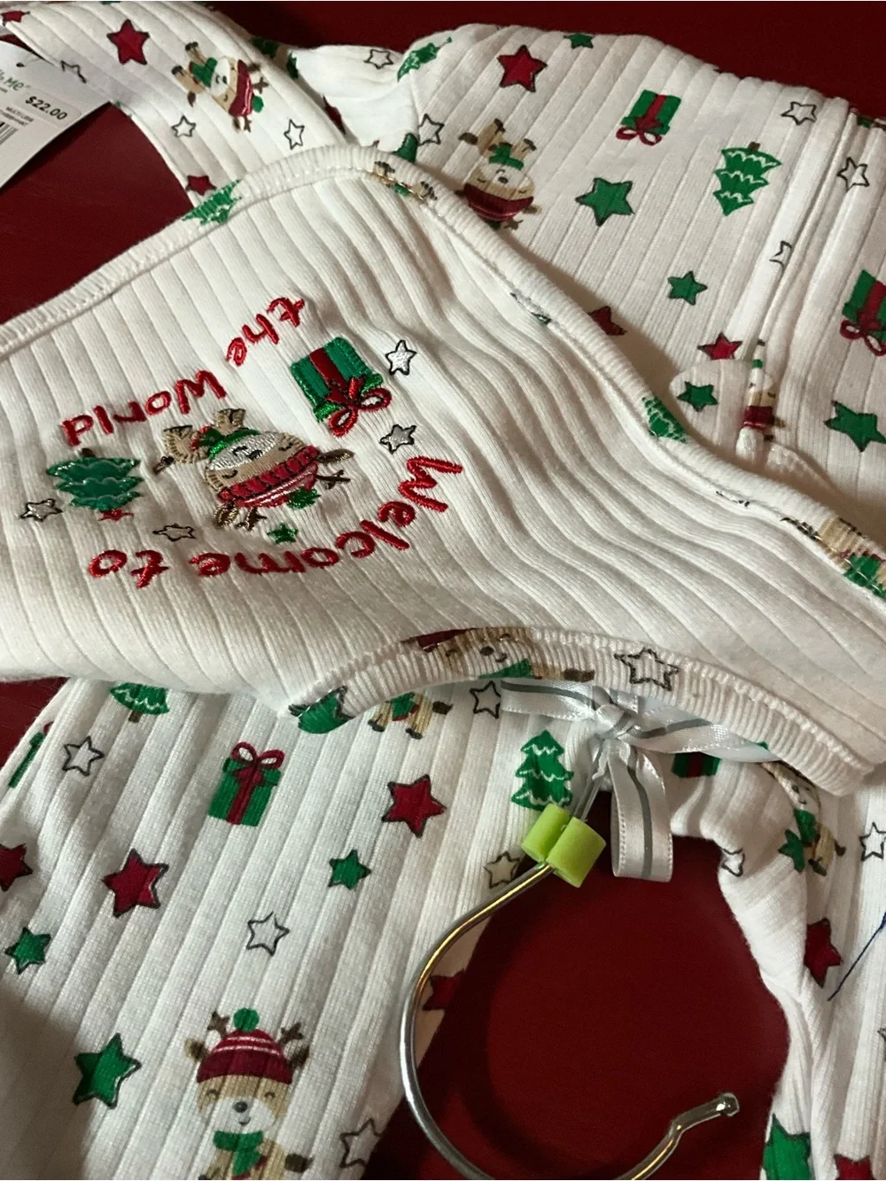 NWT little Me size 3 month Christmas outfit